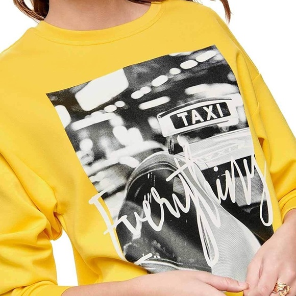 Yellow TAXI Sweatshirt - Picture 2 of 8